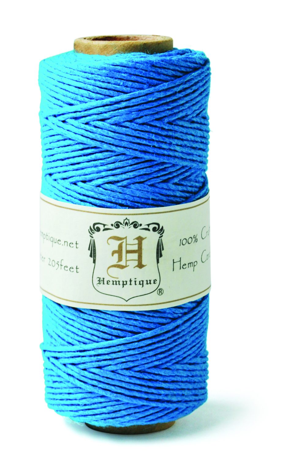 Hemp cord spool turquoise