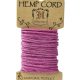 hemp mini card bright pink