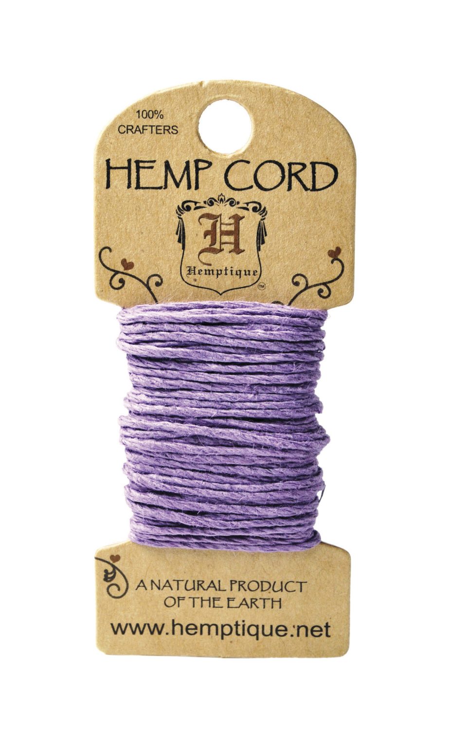 hemp mini card Lavendel
