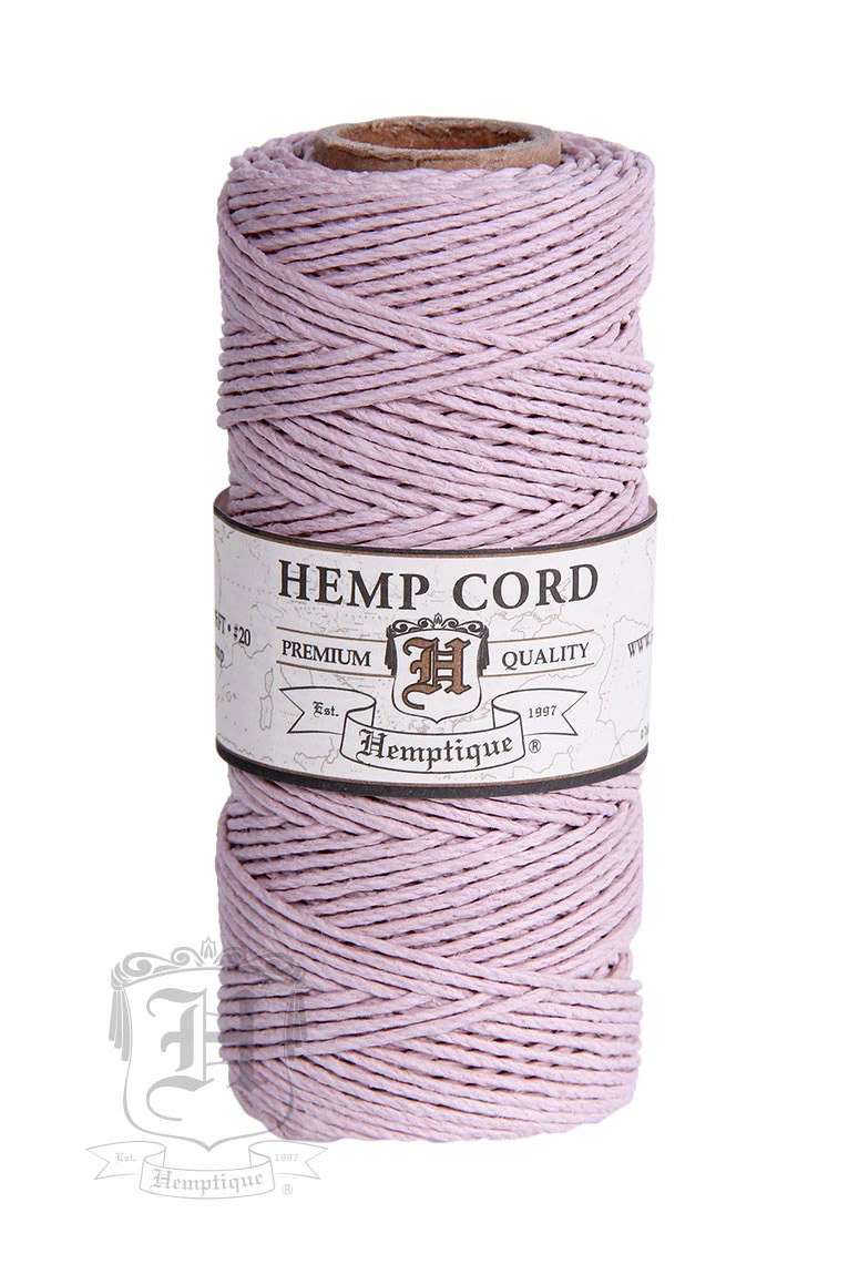 hemptique hemp spool powder pink